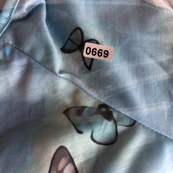 Butterflies Printed V Neck Long Sleeve Tunic NEW!! - Picture 5 of 5